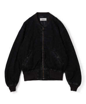 ブラックデニム MA-1ジャケット