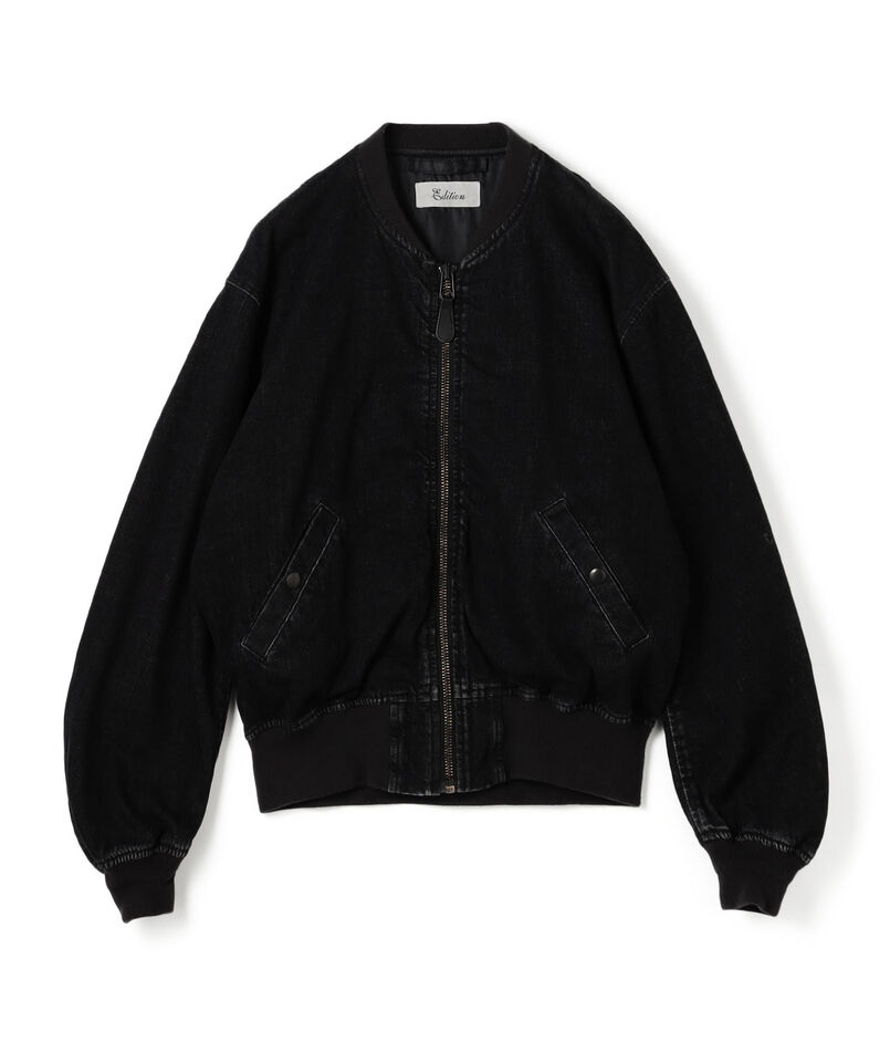 ブラックデニム MA-1ジャケット
