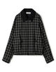 edition pourell Super 120'sトロチェック コットンカラーブルゾン
