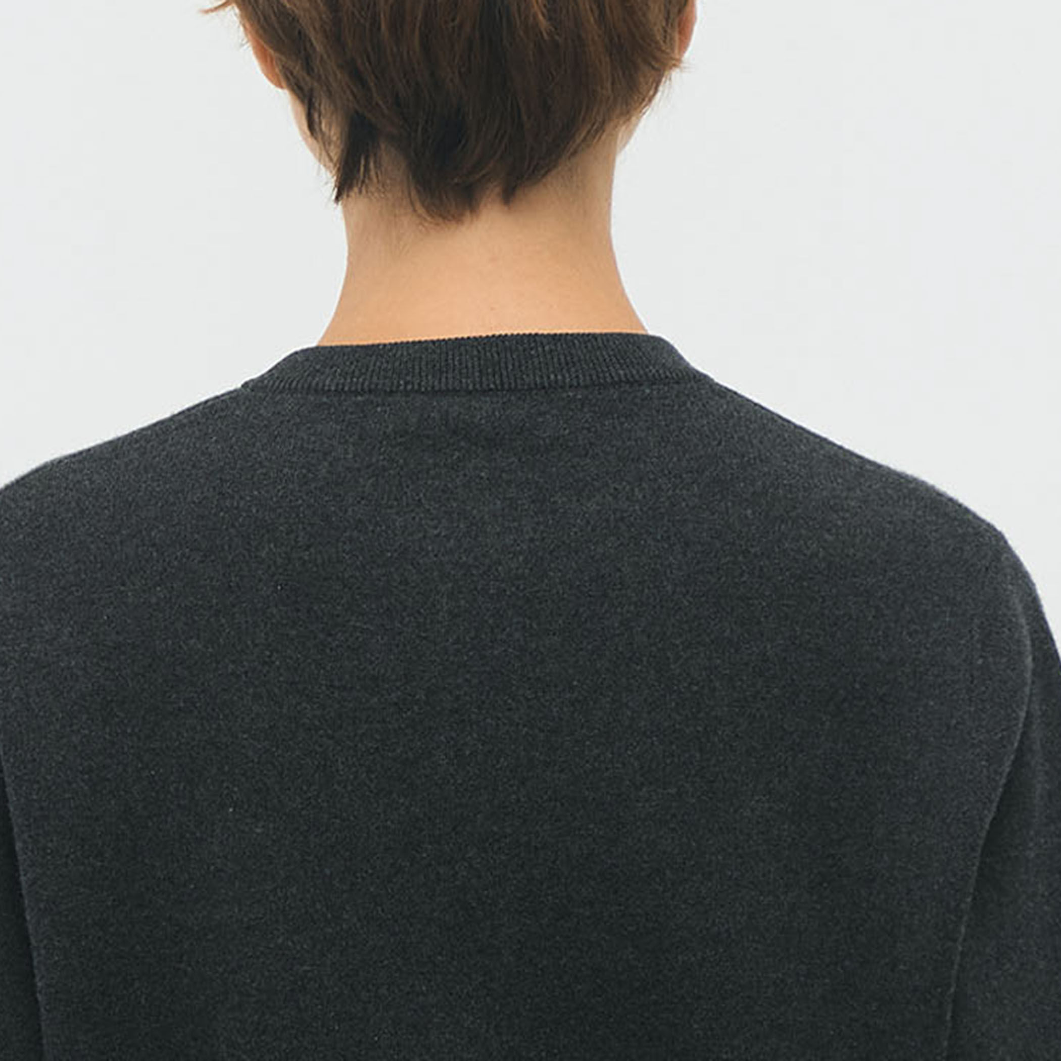 新品 CABaN コットンカシミヤ クルーネックカーディガン