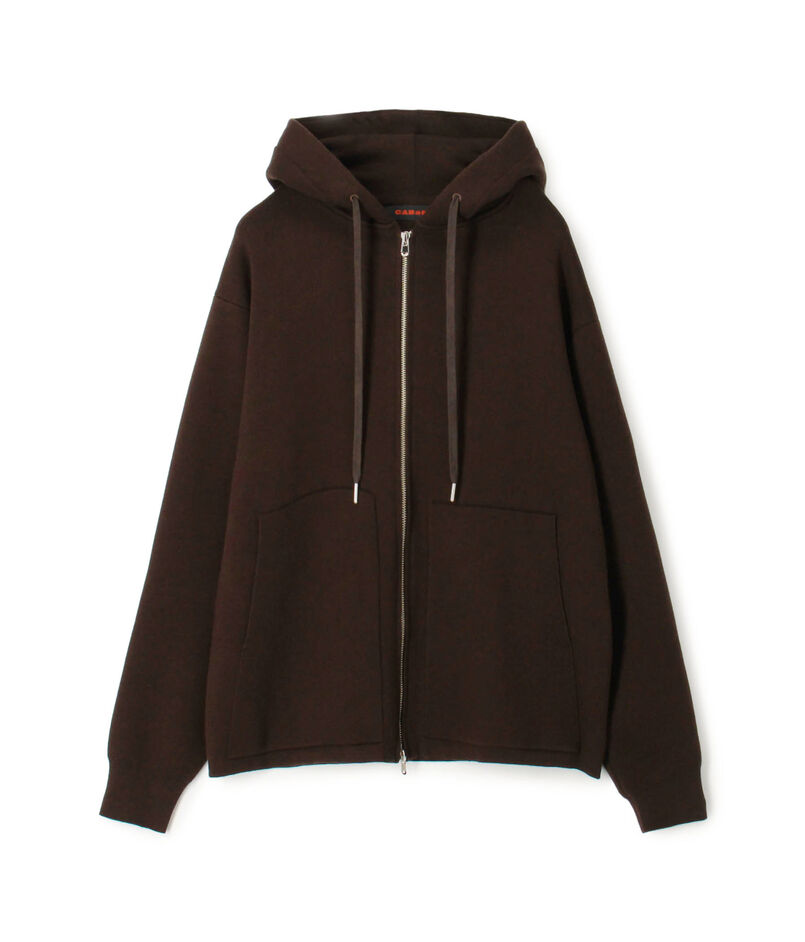 CABaN コットンカシミヤ ジップパーカ