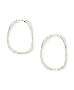 BAR Jewellery TWISTED CONTOUR シルバー ピアス