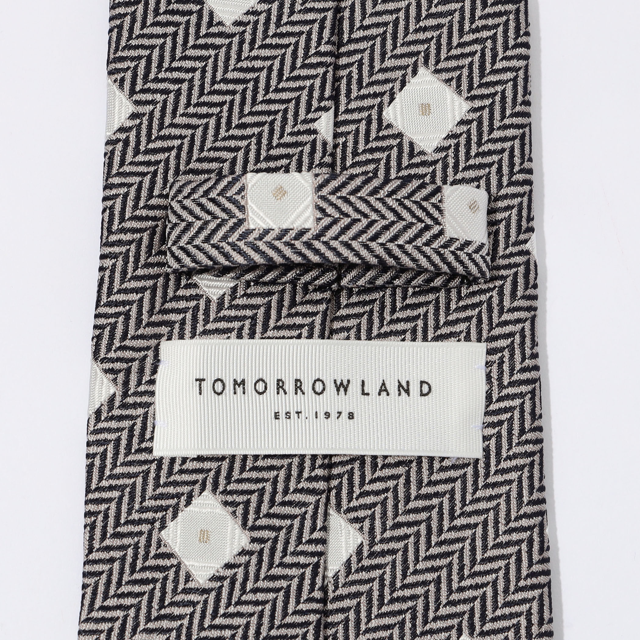 TOMORROWLAND シルクジャガード 小紋柄ネクタイ｜トゥモローランド