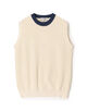 【別注】Raffa Molina コットン クルーネック ニットベスト