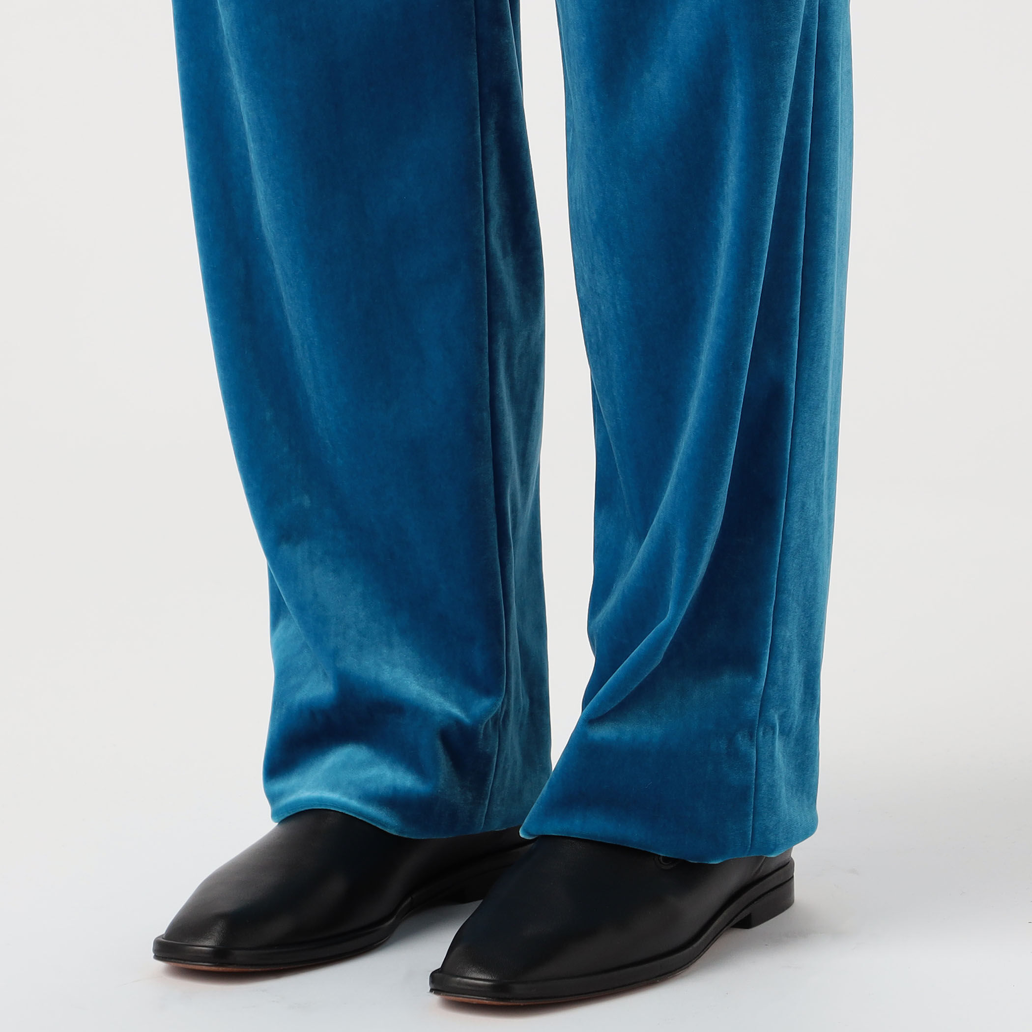 美品　caban ベロア　パンツ CABaN ベロア グラデーションストライプ1タックパンツ