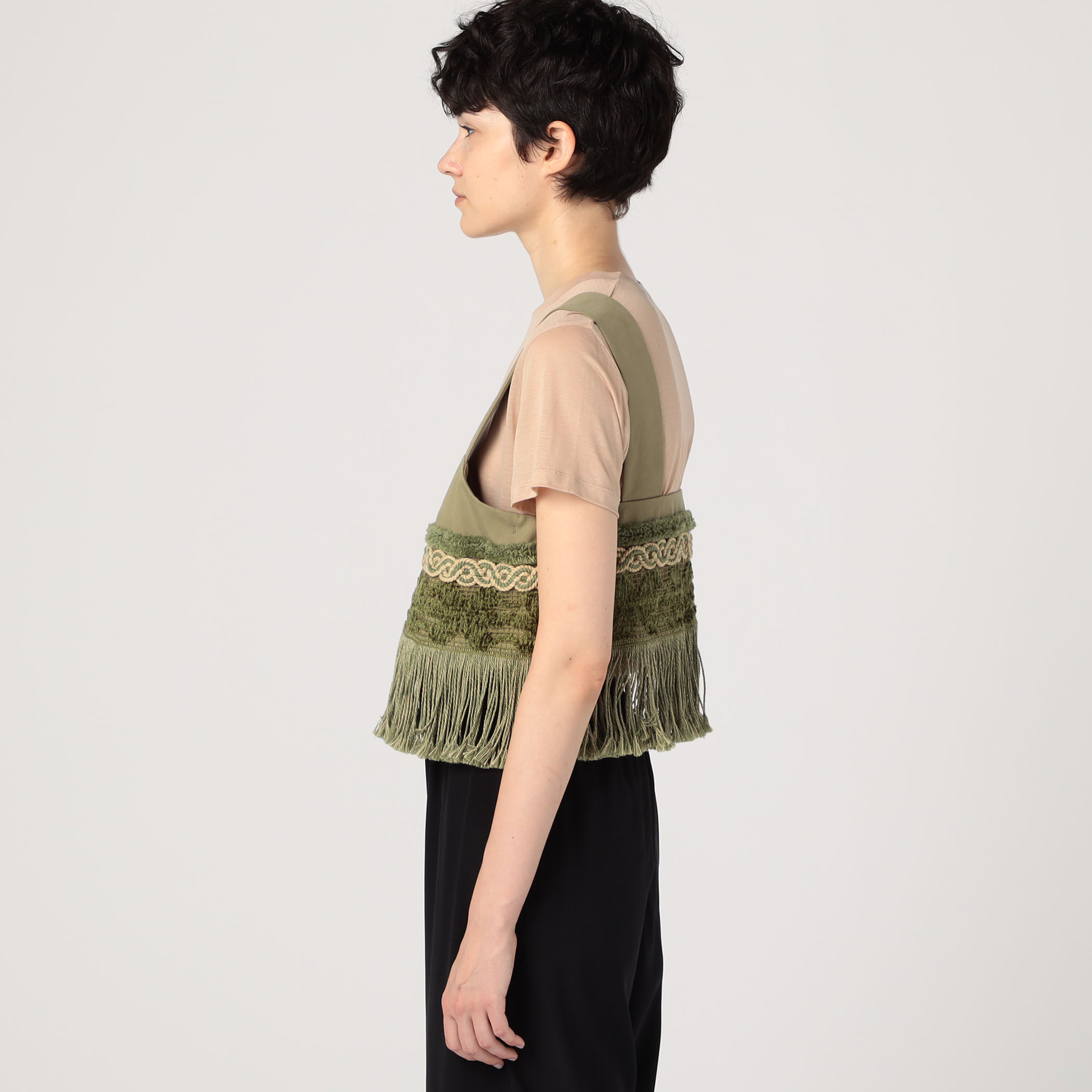 モイストコットン フリンジビスチェ｜トゥモローランド 公式通販