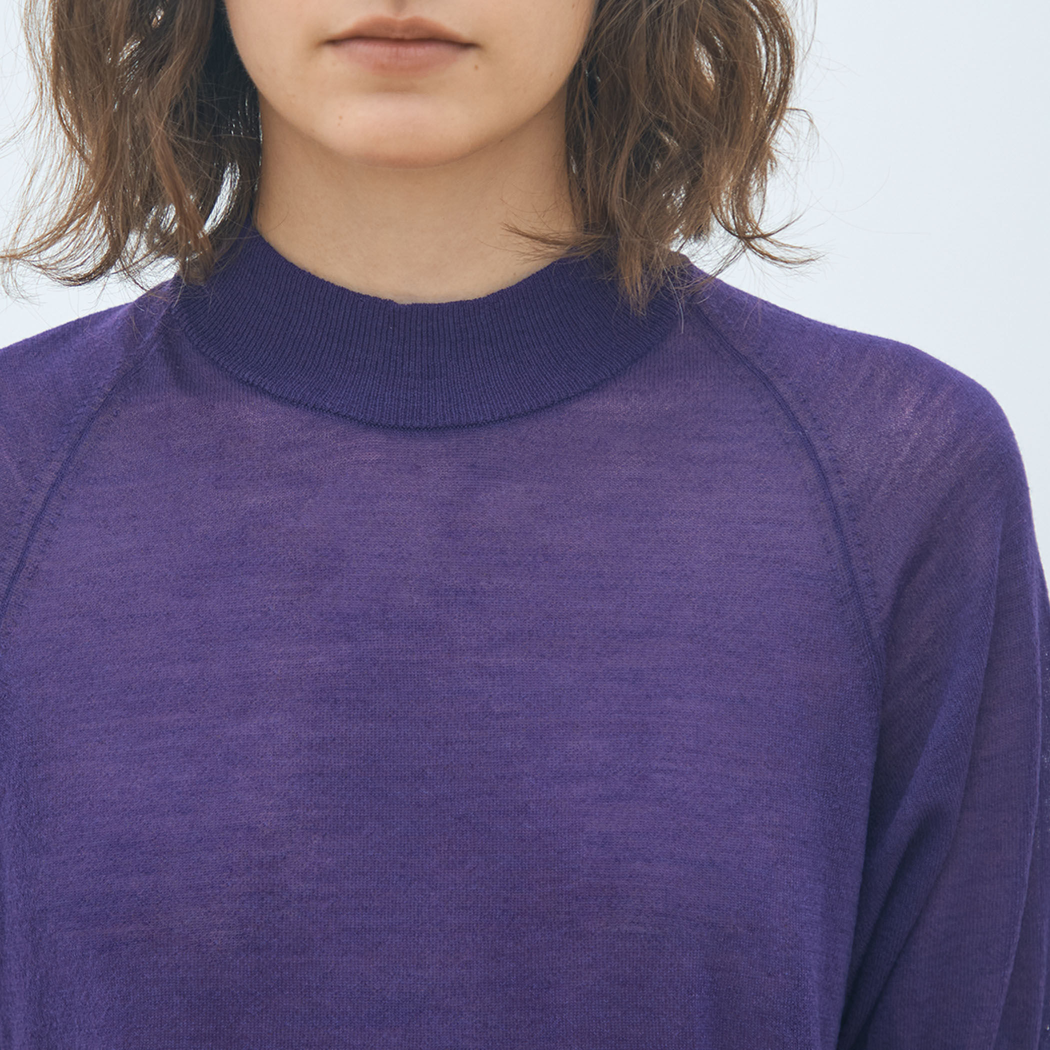 シアーウールブレンド ハーフスリーブプルオーバー｜トゥモローランド