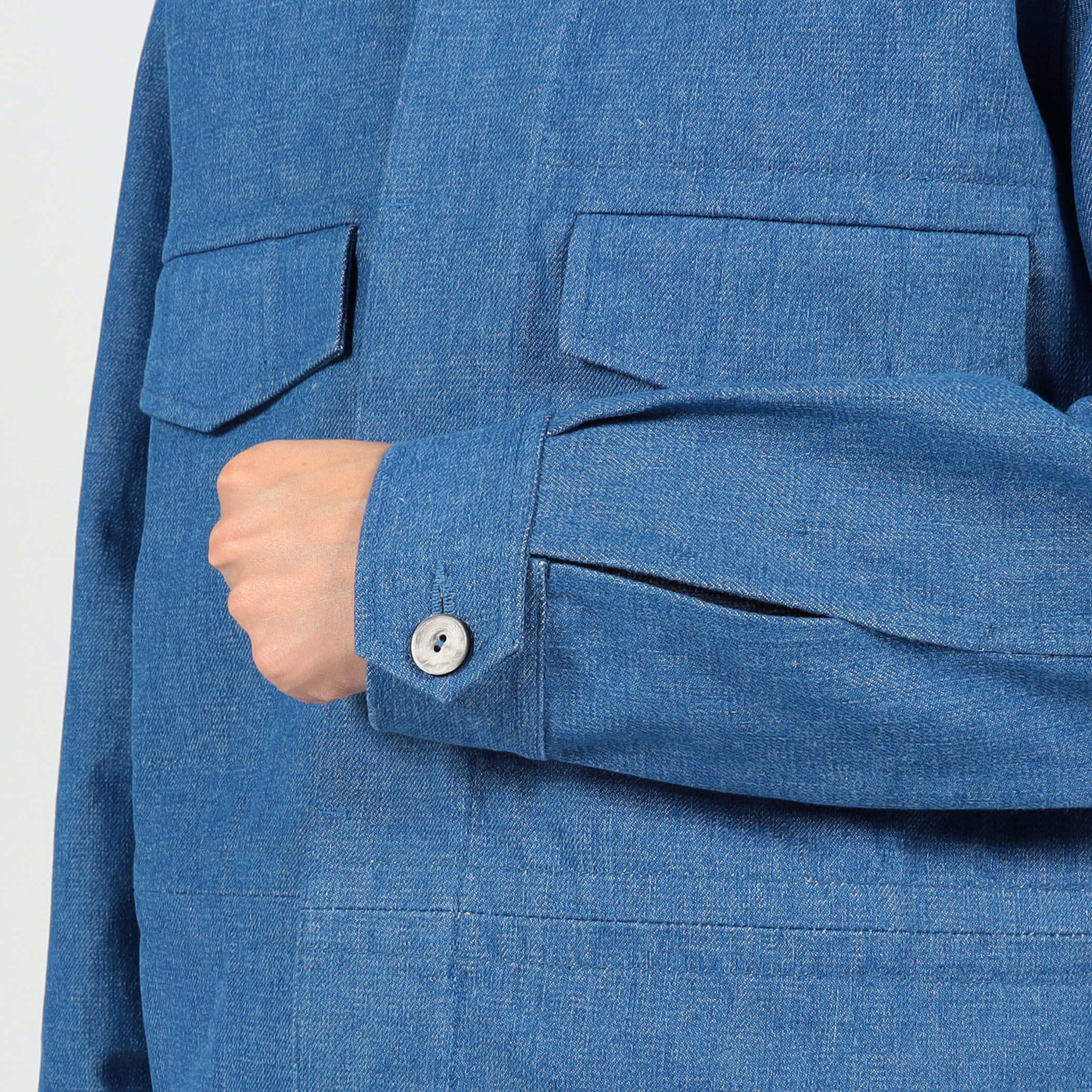 JAN MACHENHAUER Milo Jacket コットンデニム ショートブルゾン