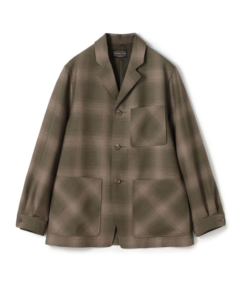 【別注】PENDLETON ウールオンブレーチェック トップスタージャケット