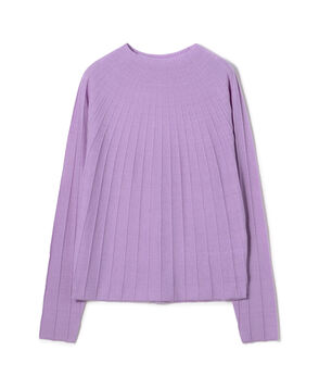 ストレッチカシミヤ ソフトビルドネックプルオーバー