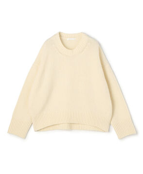 ファインウール クルーネックプルオーバー