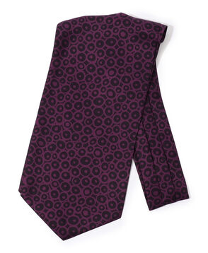 Charvet シルクプリント アスコットタイ