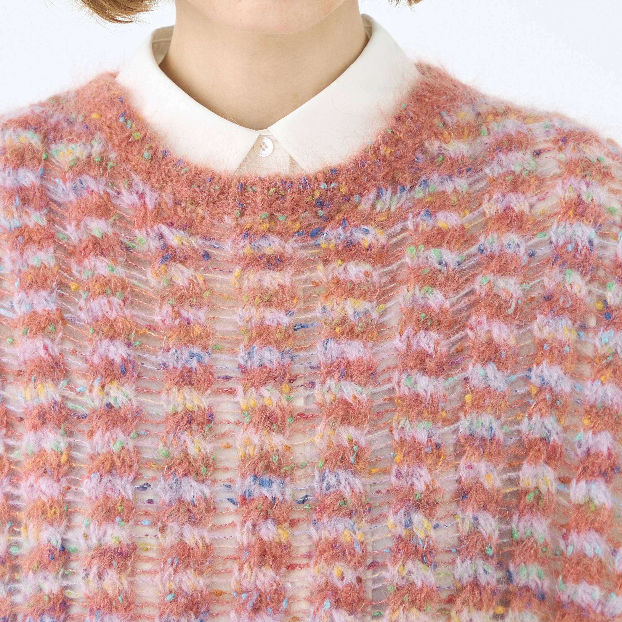 ミックスボーダー クルーネックベスト｜トゥモローランド 公式通販