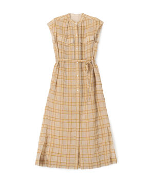 【WEB先行予約】シアープラッド フレンチロングシャツブラウス