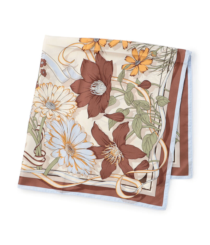 manipuri FLOWER シルクスカーフ