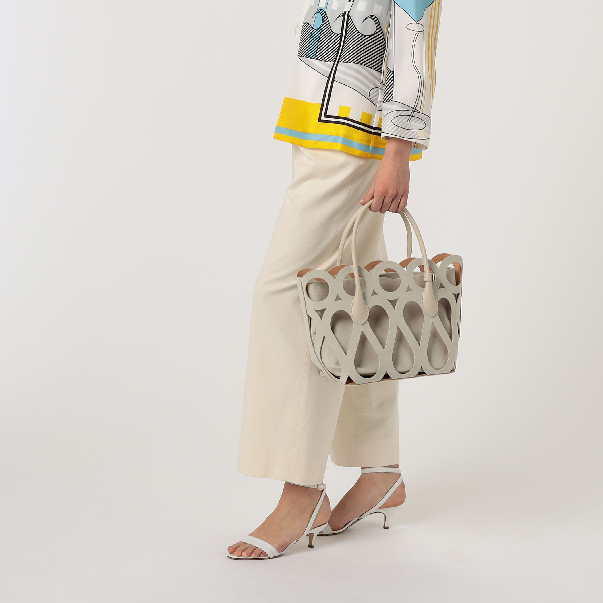MARY AL TERNA MAZE カットアウトデザイン ハンドバッグ MAZE - BROWN – MARY AL TERNA