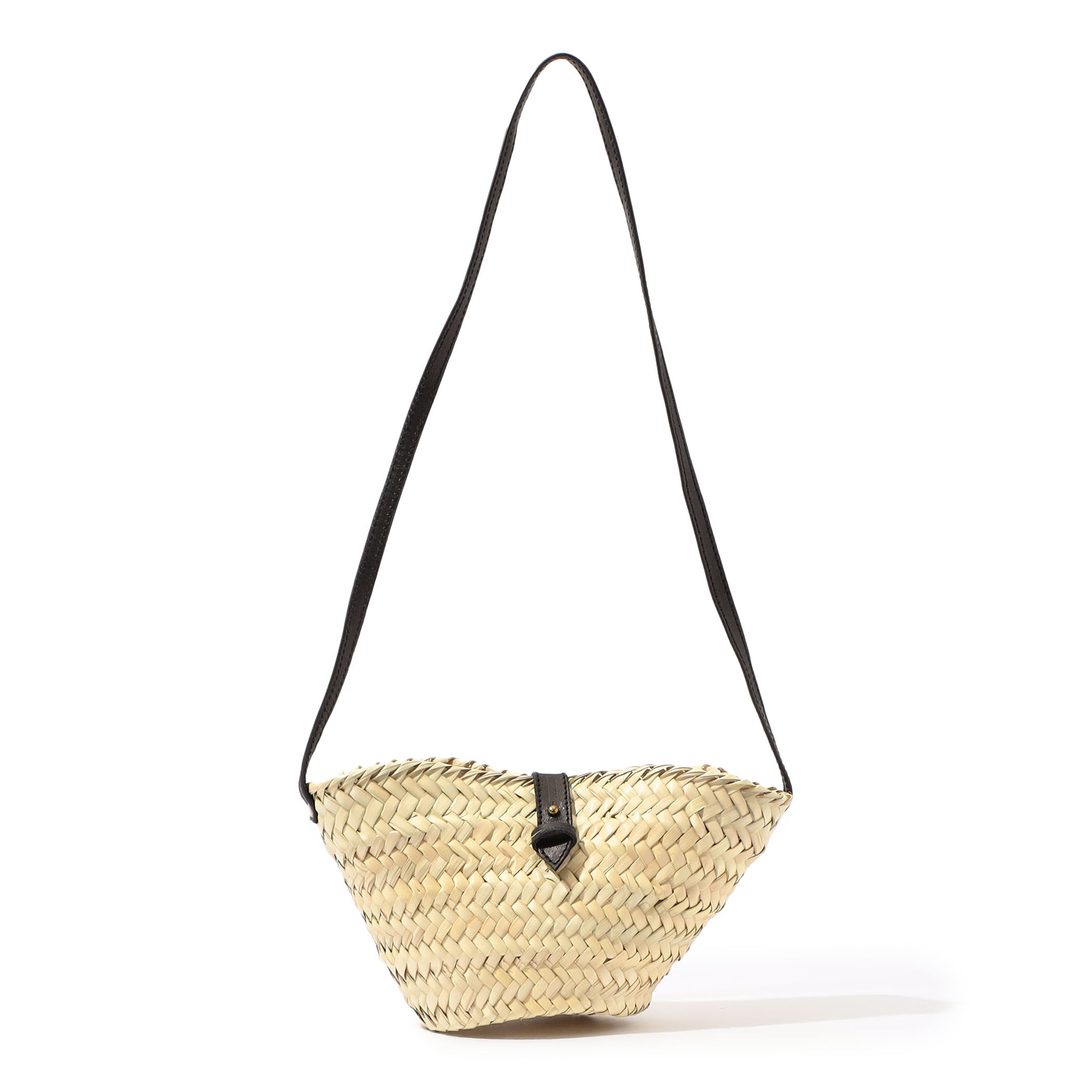 国内外の人気が集結 KECH LES ESSENTIELS ラフィア ミニショルダーバッグ バッグ