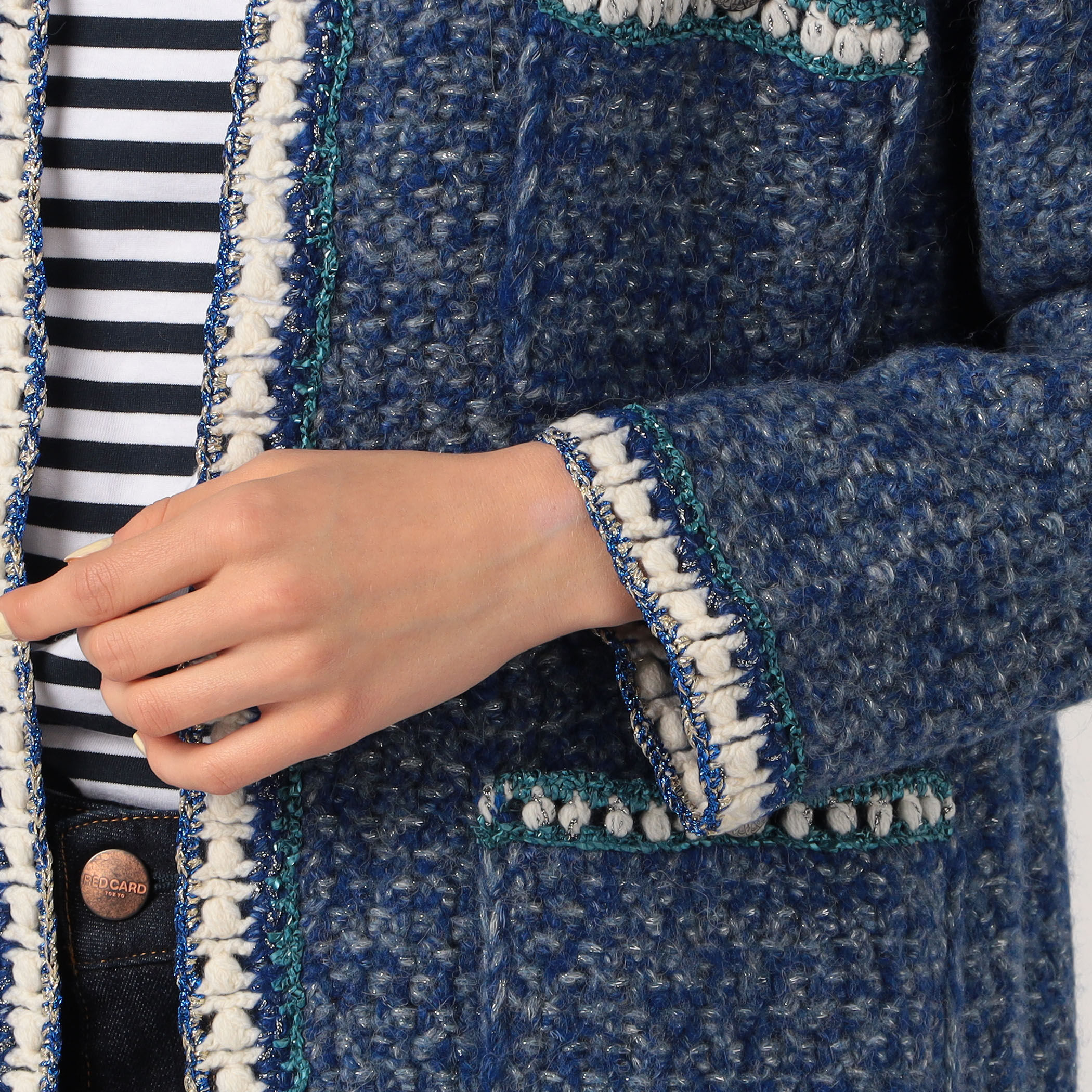 ラメツイードニット 4ポケットカーディガン｜トゥモローランド 公式通販