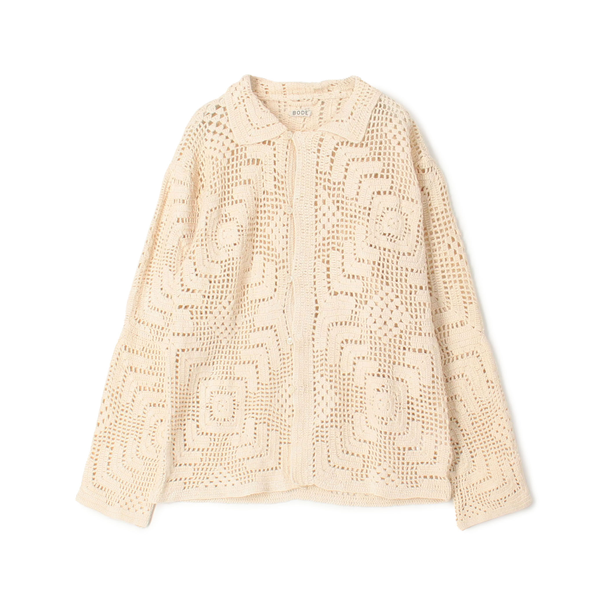 BODE OVERDYE CROCHET SHIRT｜トゥモローランド 公式通販