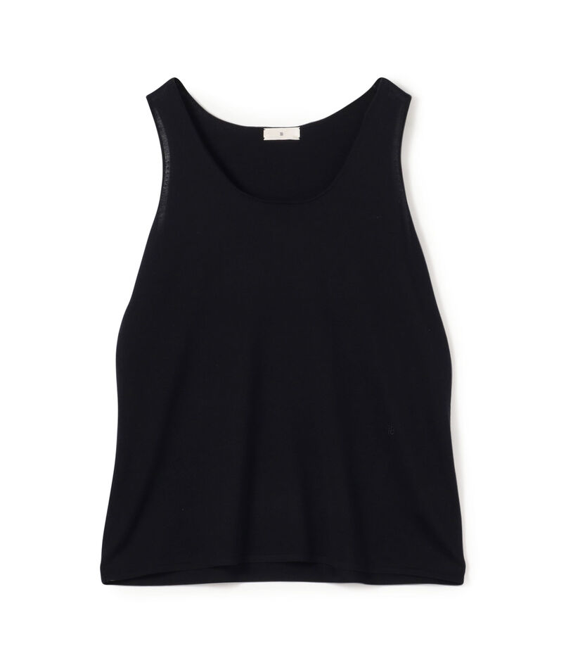 ウォッシャブルシルク ノースリーブプルオーバー