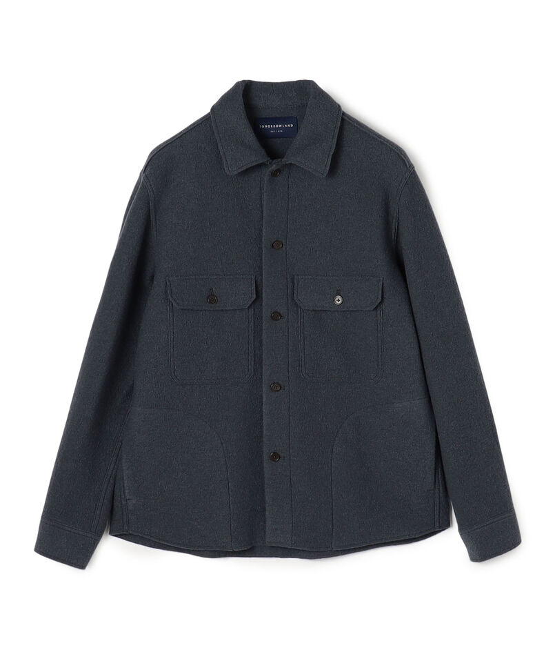 ボイルドウール シャツブルゾン MANTECO