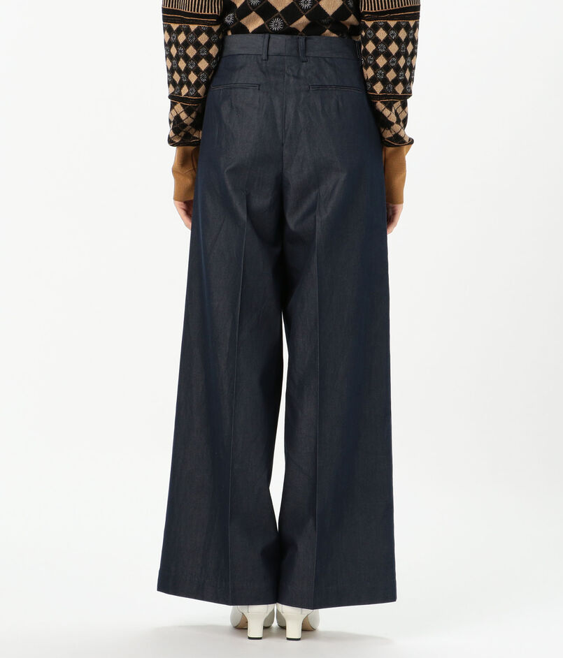 CABaN コットン ライトデニムワイドパンツ｜トゥモローランド 公式通販 