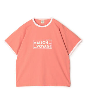 MAISON et VOYAGE コットン プリントTシャツ