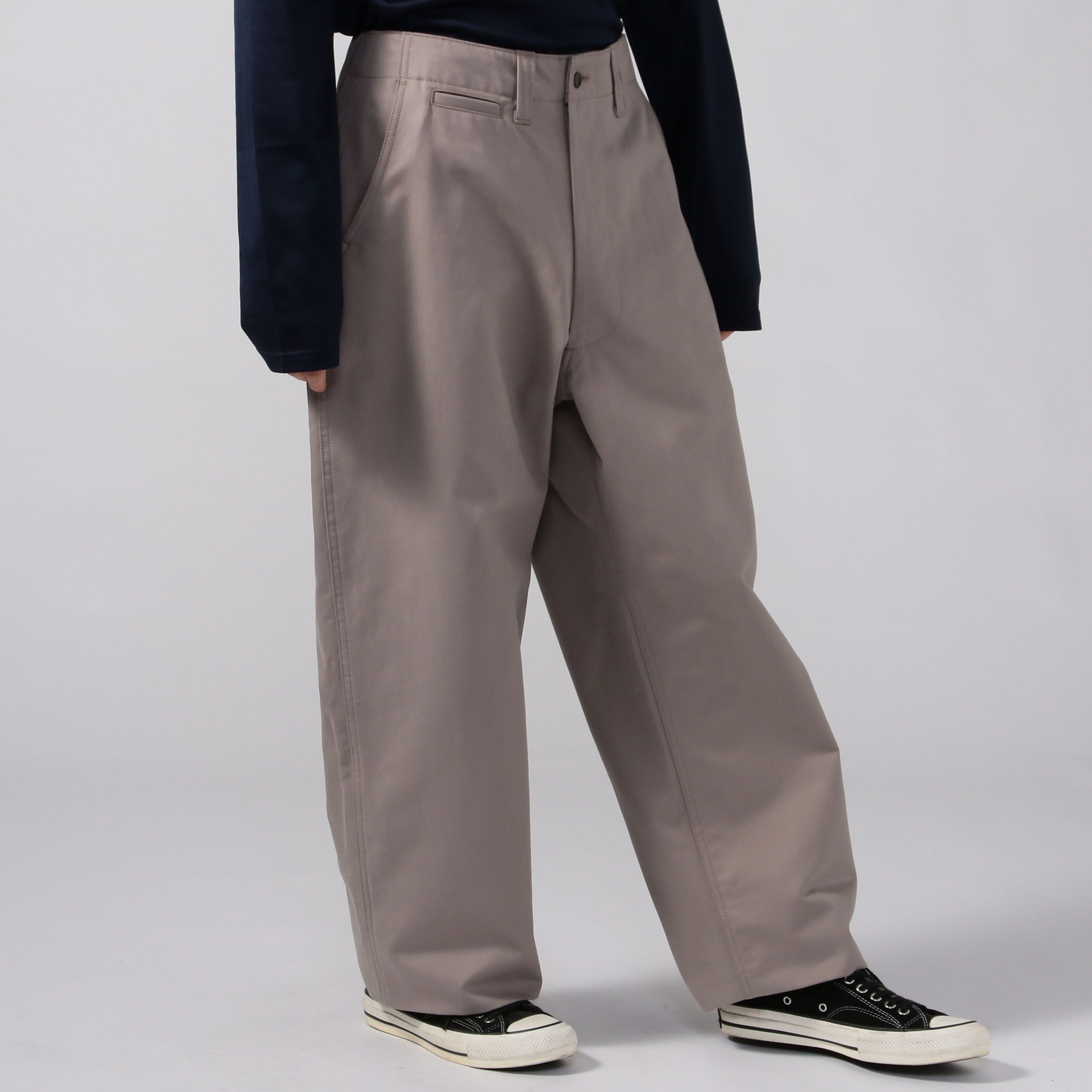 E.TAUTZ CORE FIELD TROUSER コットンツイル ワイドパンツ