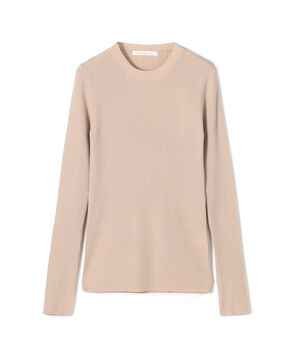 プルミエールウールリブ クルーネックプルオーバー