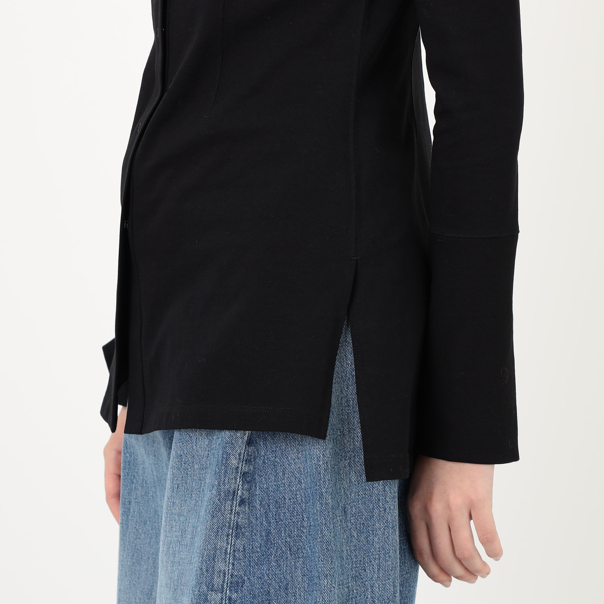 Mame Kurogouchi Cotton Jersey Shirt｜トゥモローランド 公式サイト