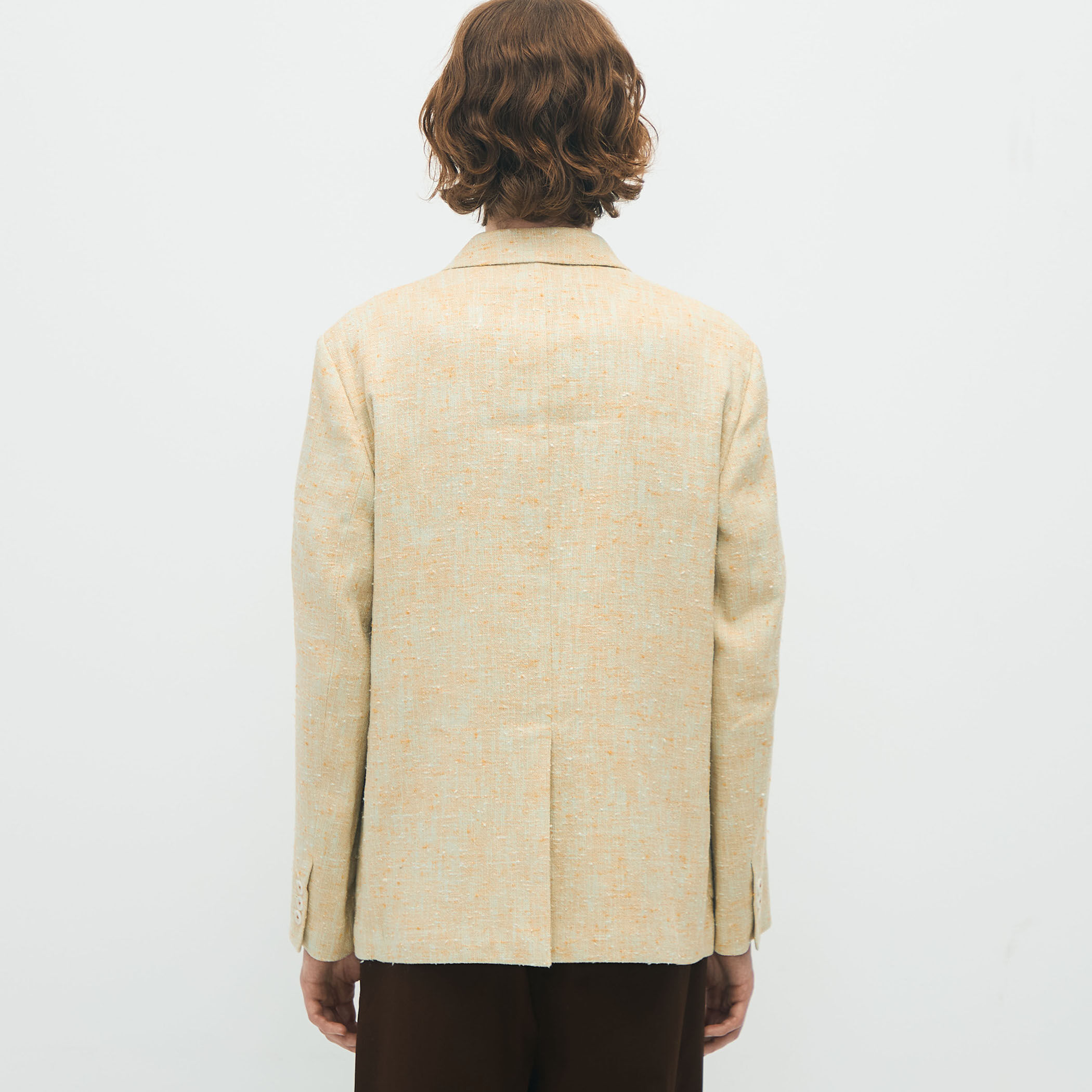 CABaN コットンシルクカナパ 4Bダブルジャケット