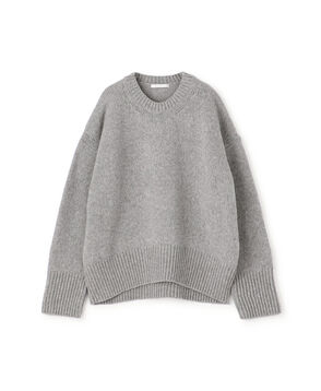 ファインウール クルーネックプルオーバー