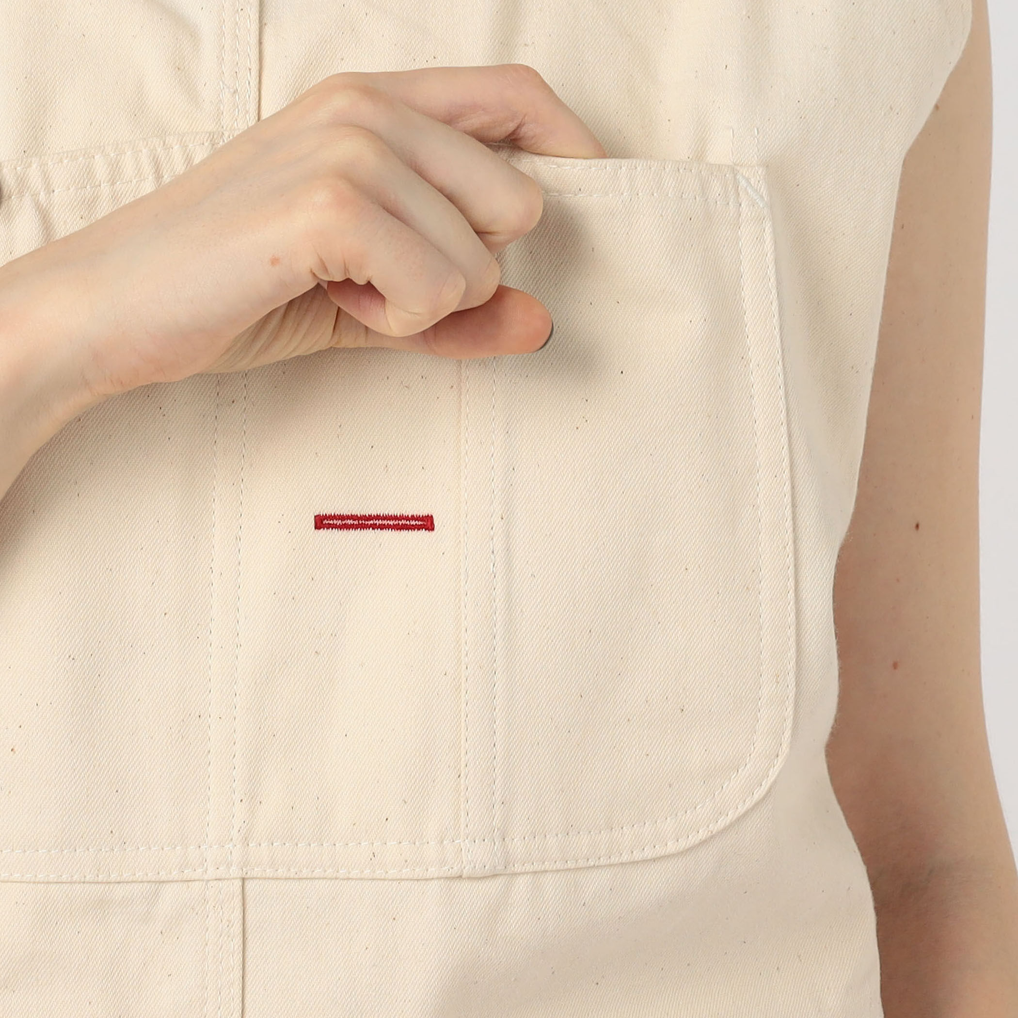 FUMIKA_UCHIDA DENIM OVERALL APRON｜トゥモローランド 公式通販