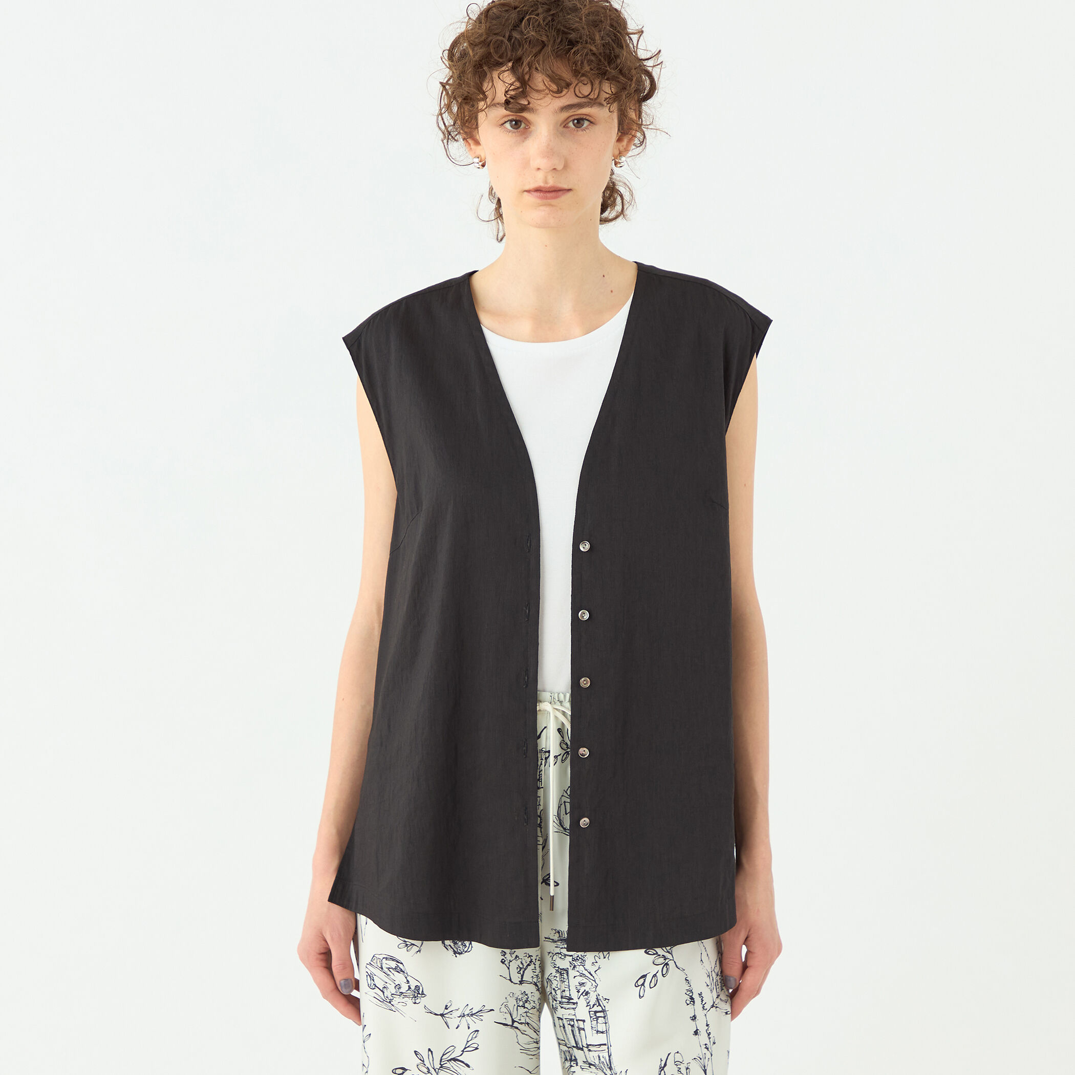 エフェクトリネン ライトジレブラウス｜トゥモローランド 公式通販