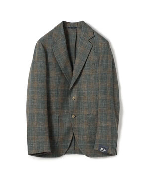 GABO ウールリネン シングルブレステッド2Bジャケット