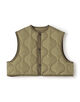 HYKE QUILTED CROPPED VEST