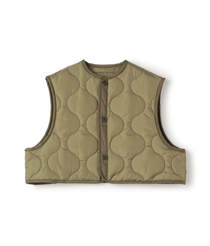 HYKE QUILTED CROPPED VEST