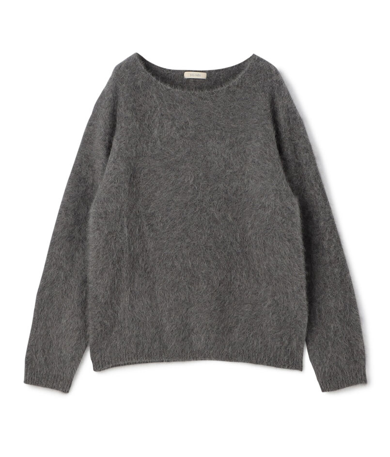 【WEB先行予約】フォックスカシミヤ クルーネックプルオーバー