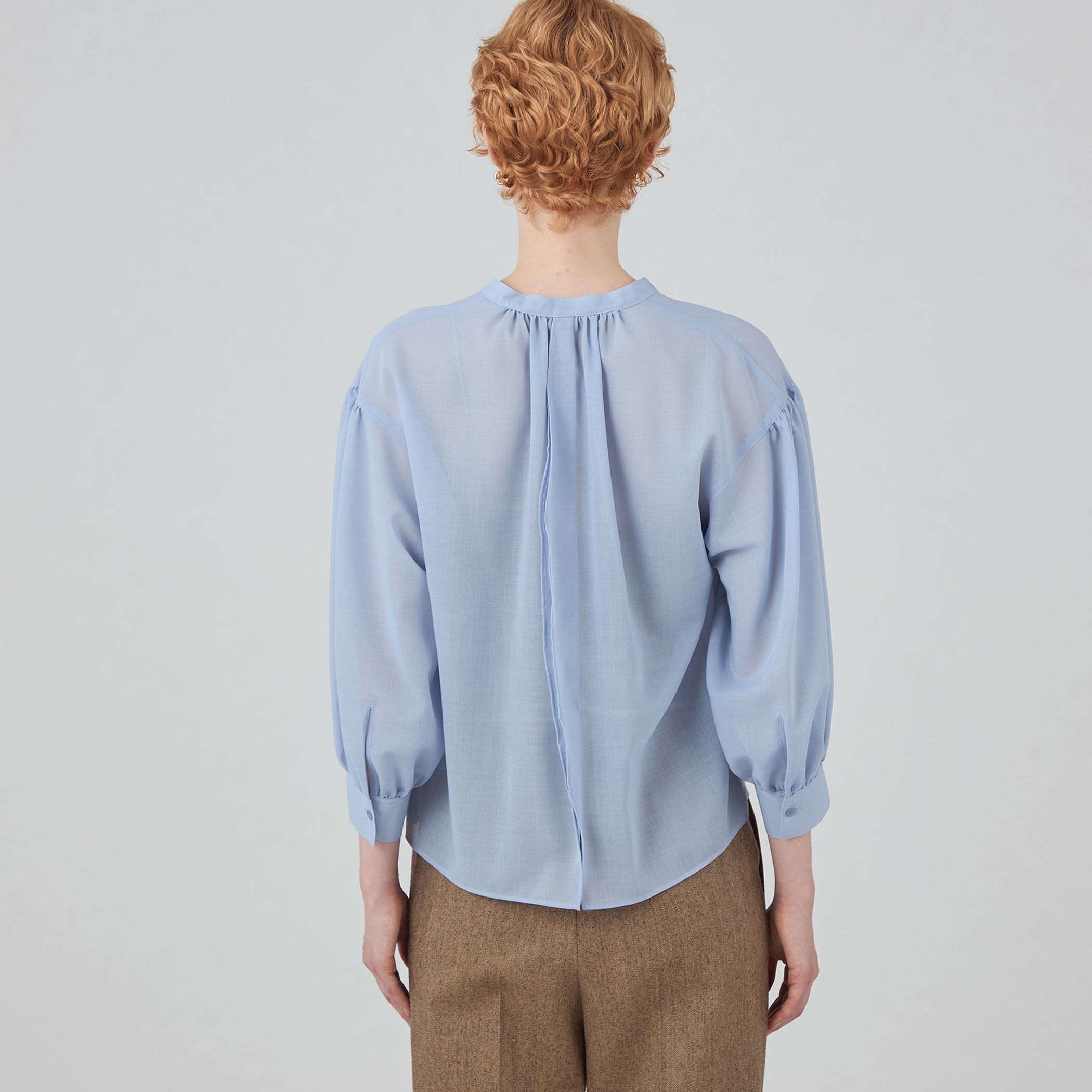 今季　トゥモローランドビー　ボイルダブルクロス オーバーサイズブラウス　TB 今季 トゥモローランドビー ボイルダブルクロス オーバーサイズ