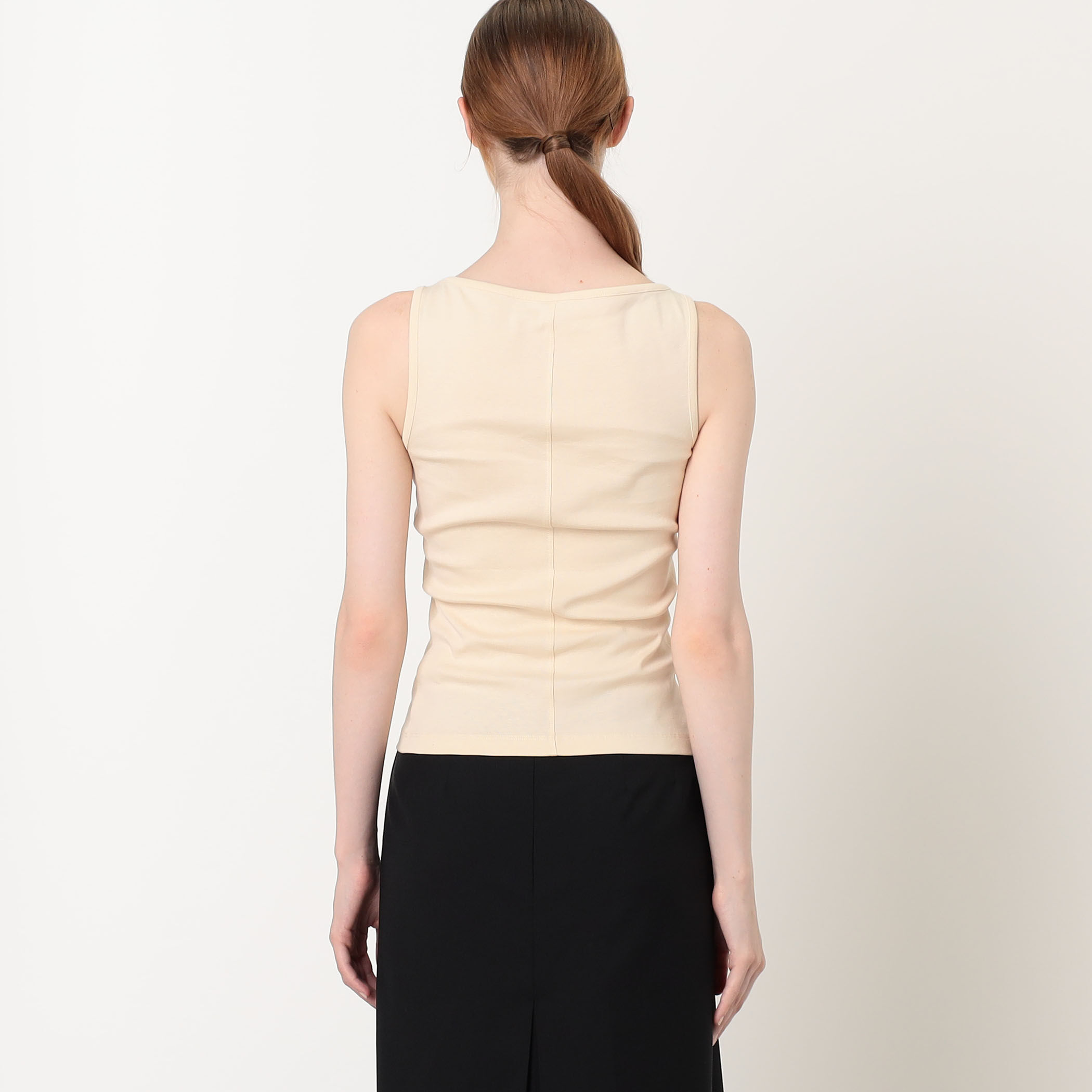 FLORE FLORE TIMMI TANK ボートネック タンクトップ｜トゥモローランド