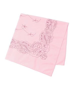 ASAUCE MELER コットンシルクエンブロイダリー バンダナスカーフ