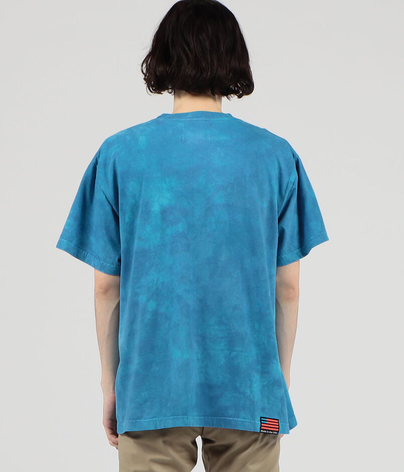 LITE YEAR Cloudy Pocket Tee コットン タイダイTシャツ