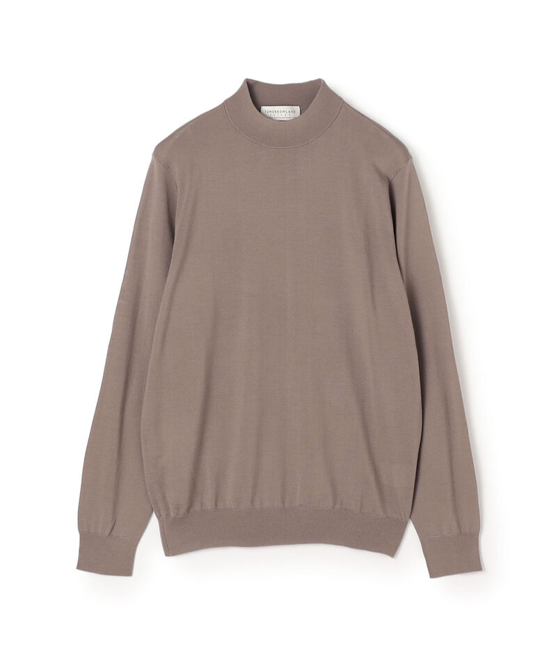 TOMORROWLAND tricot スーパーファインメリノウール モックネックニット S-WOOL