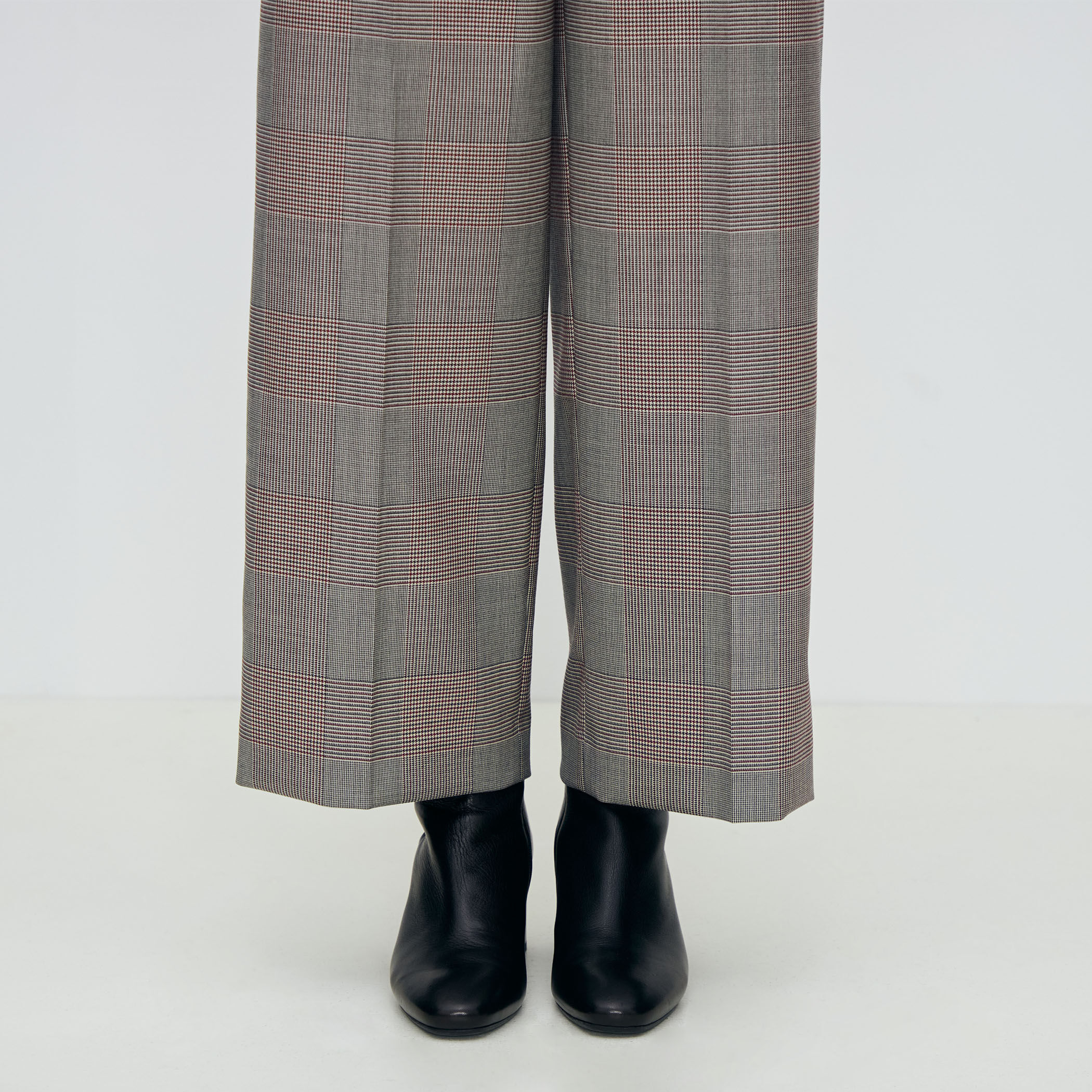 マルチグレンチェック ストレートパンツ｜トゥモローランド 公式通販
