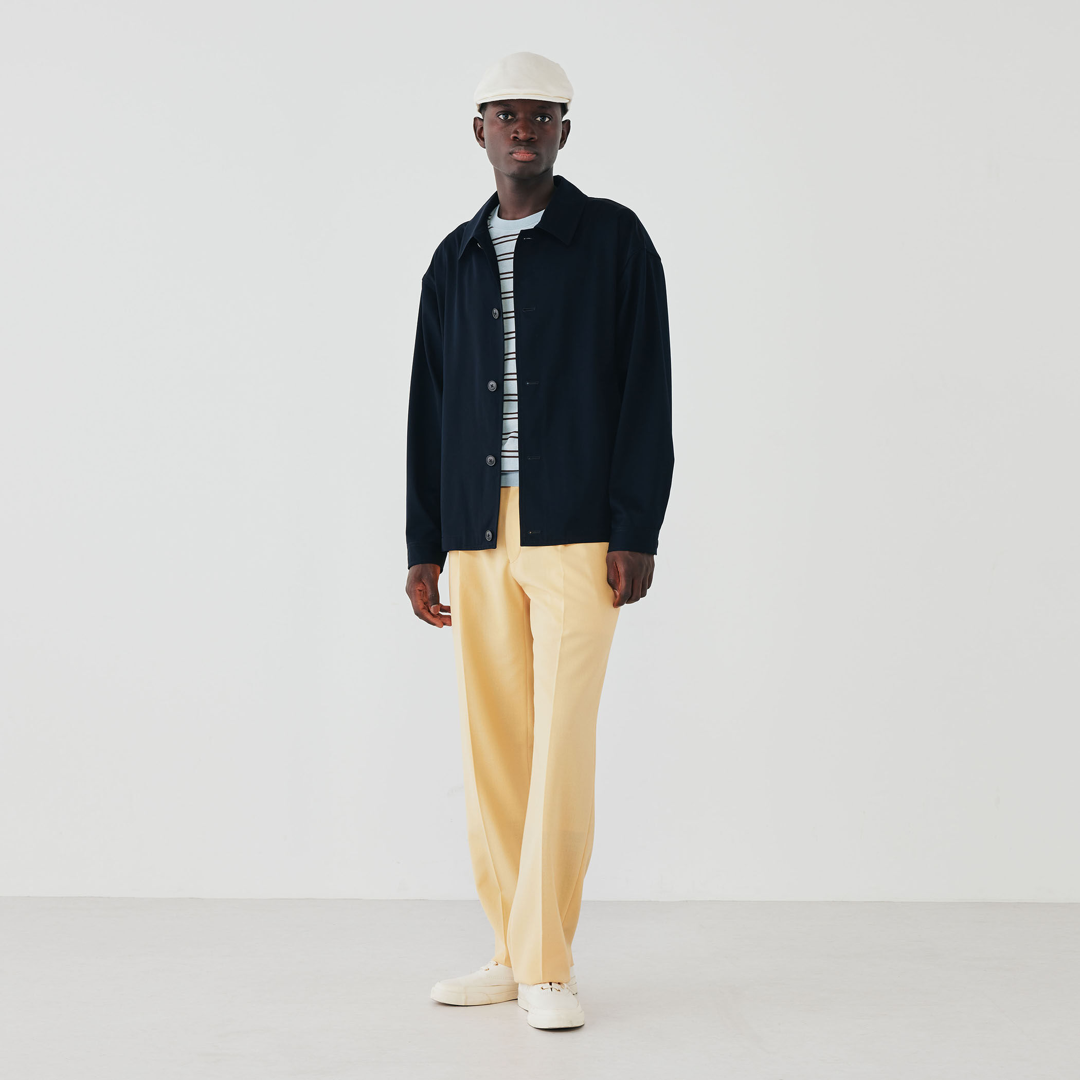 ウールギャバジン ショートブルゾン｜トゥモローランド 公式通販