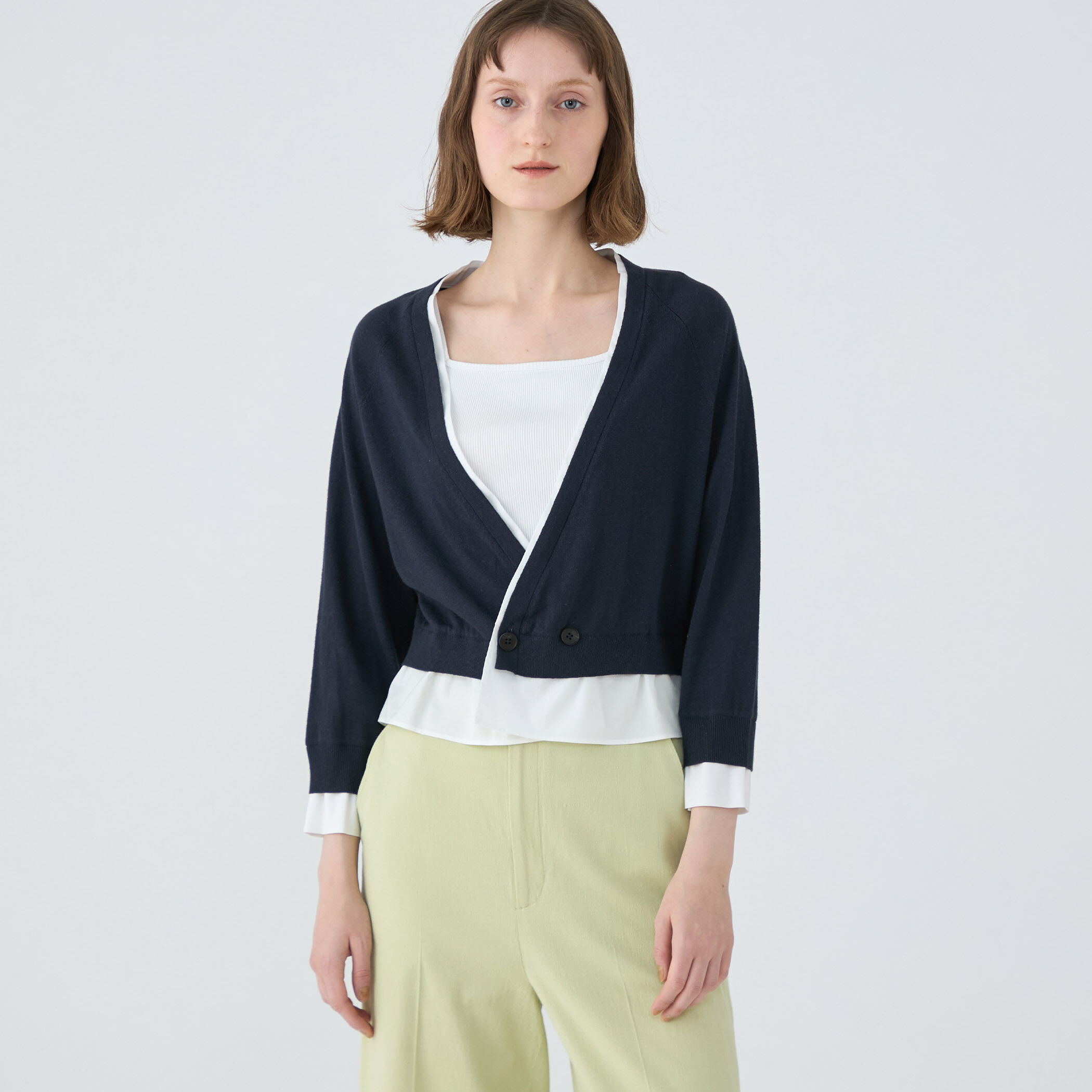 希少✨Drumohr ダブルボタン カーディガン 46 イタリア製 ネイビー 楽天市場】ドルモア カーディガンの通販