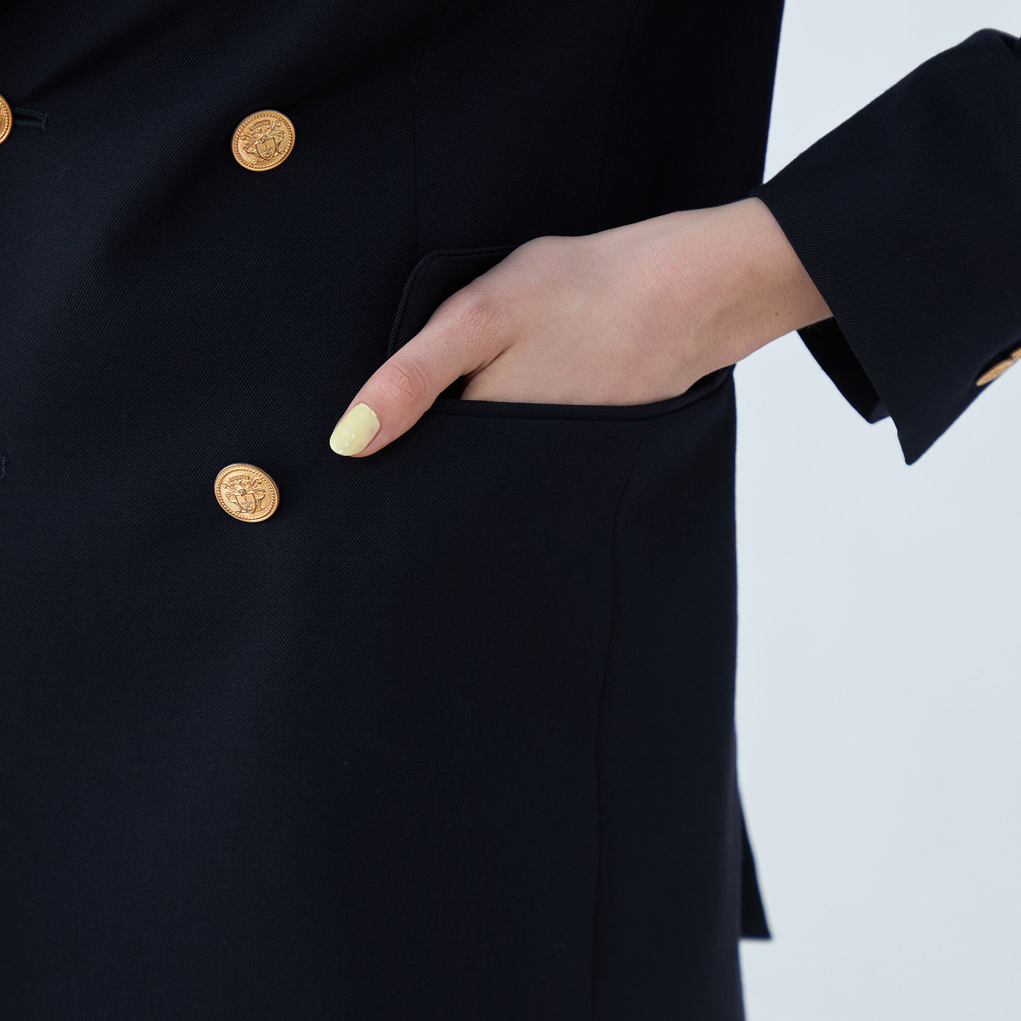 ビンテージギャバジン ダブルブレストジャケット｜トゥモローランド