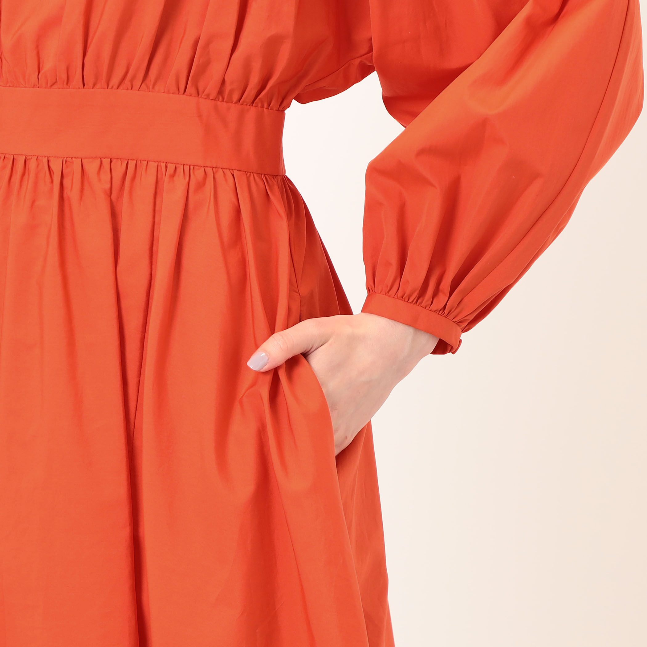 GABRIELA HEARST AHMOSE DRESS コットン マキシドレス