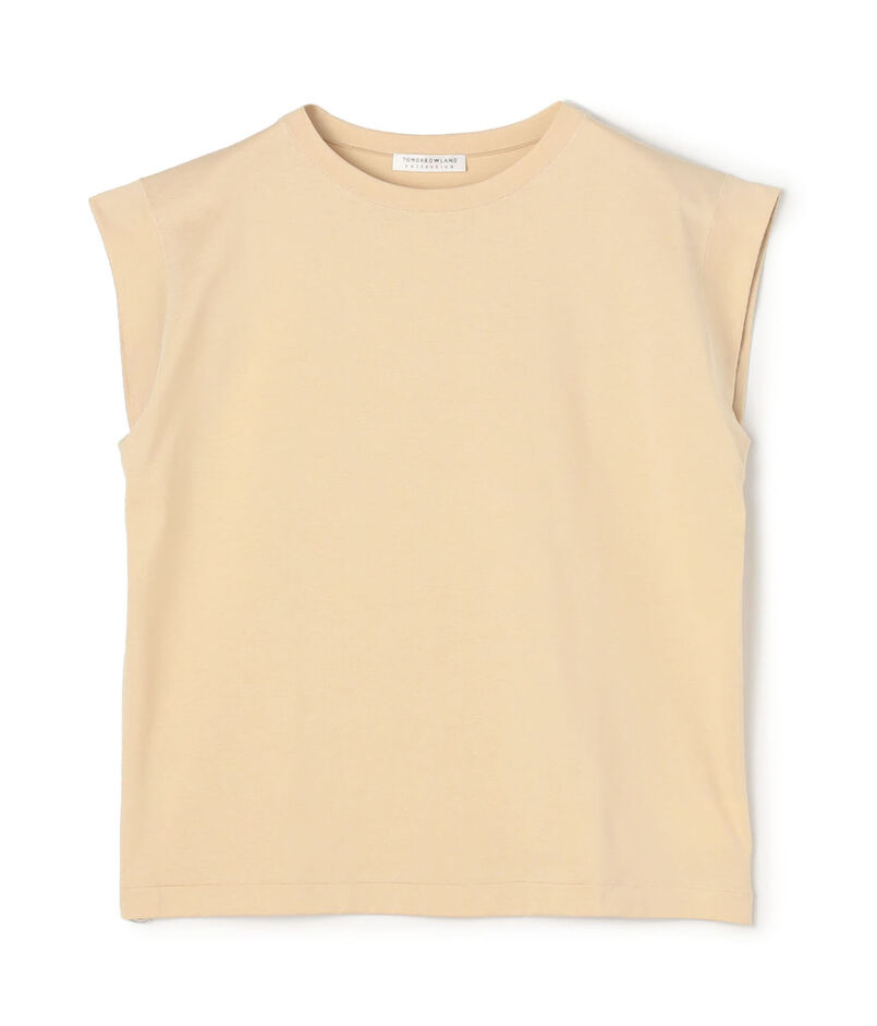 スーピマコットンジャージー フレンチスリーブプルオーバー