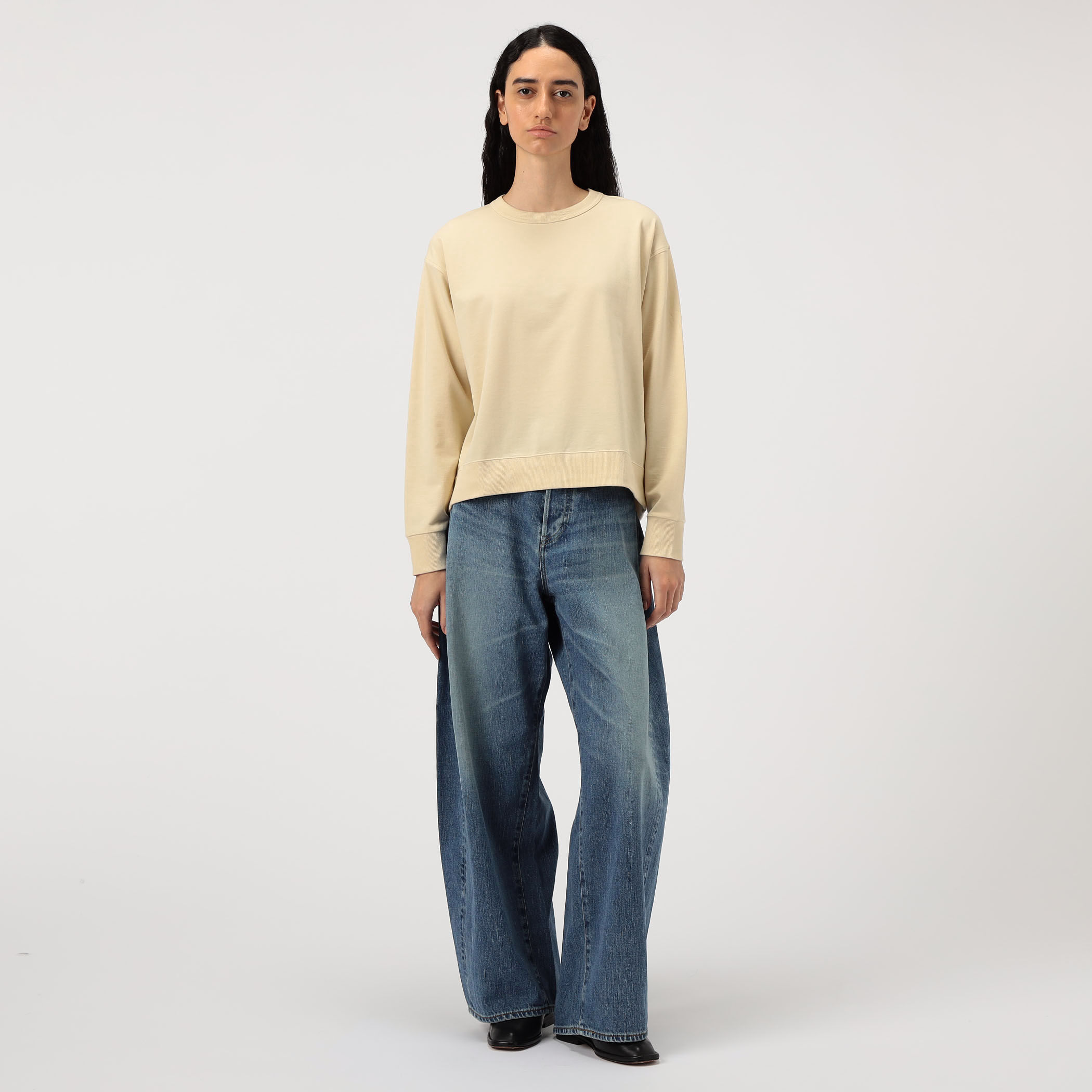 HYKE BARREL-LEG JEANS｜トゥモローランド 公式サイト